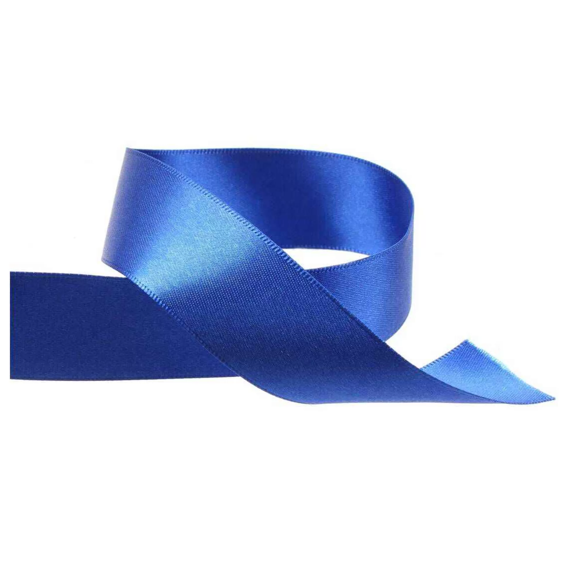 Royal Blue Double-Faced Satin Ribbon 24Mm X 5M-Hobbycraft Clearance