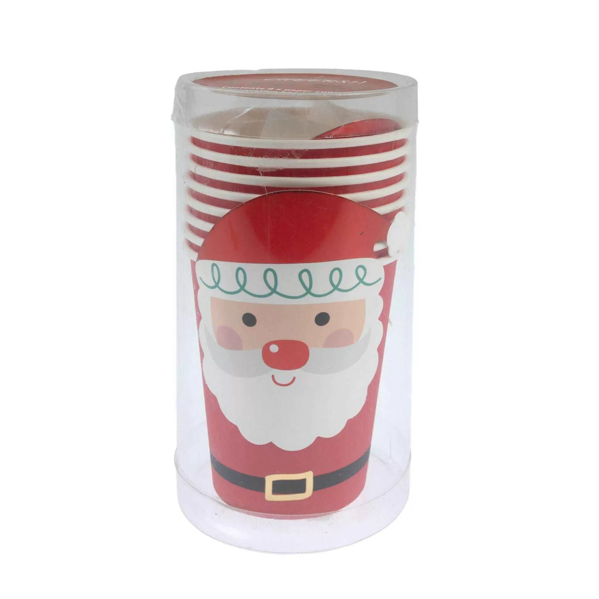 Santa Party Cups 8 Pack-Hobbycraft Cheap