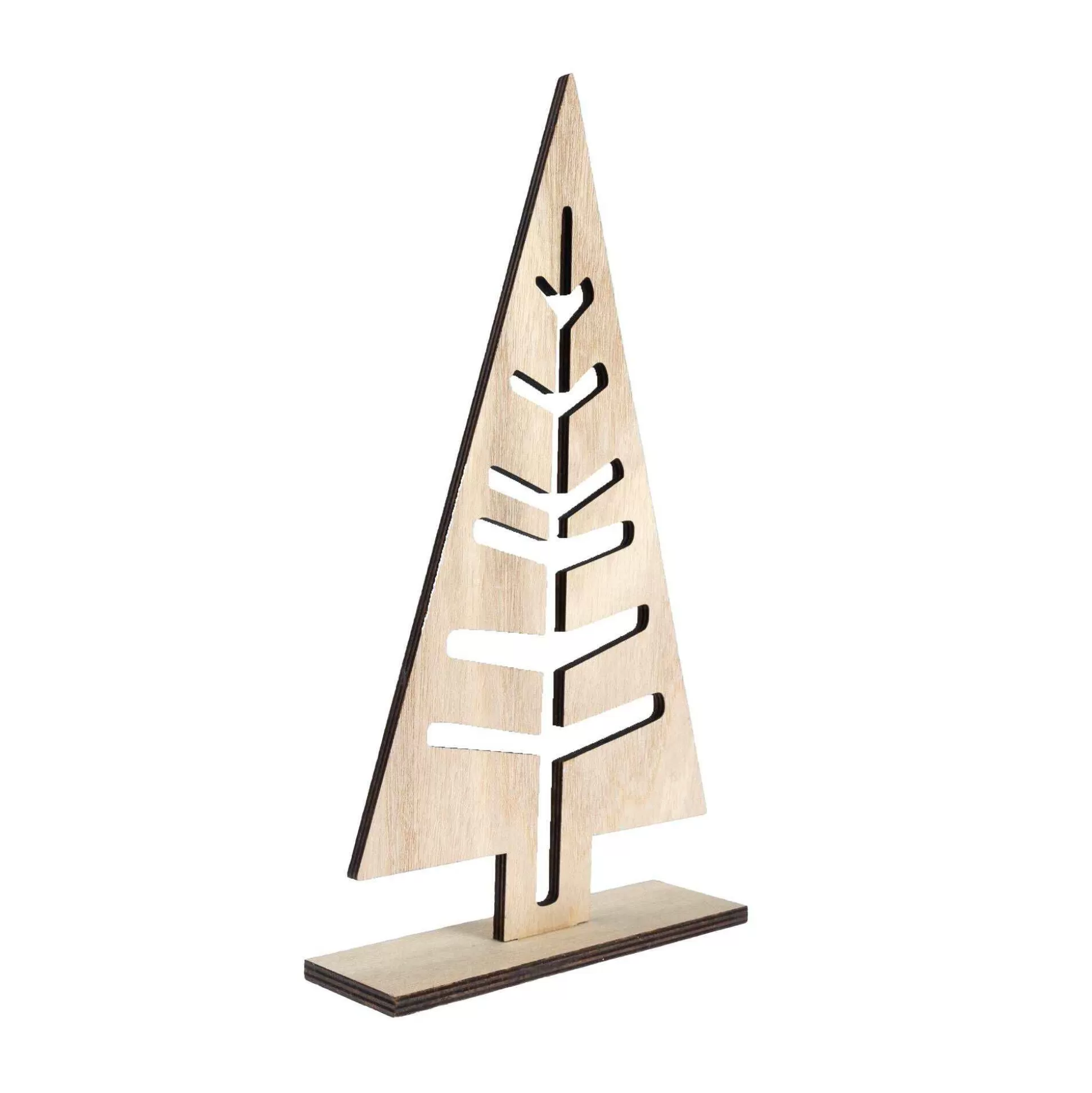 Scandi Wooden Standing Tree 30Cm-Hobbycraft Clearance