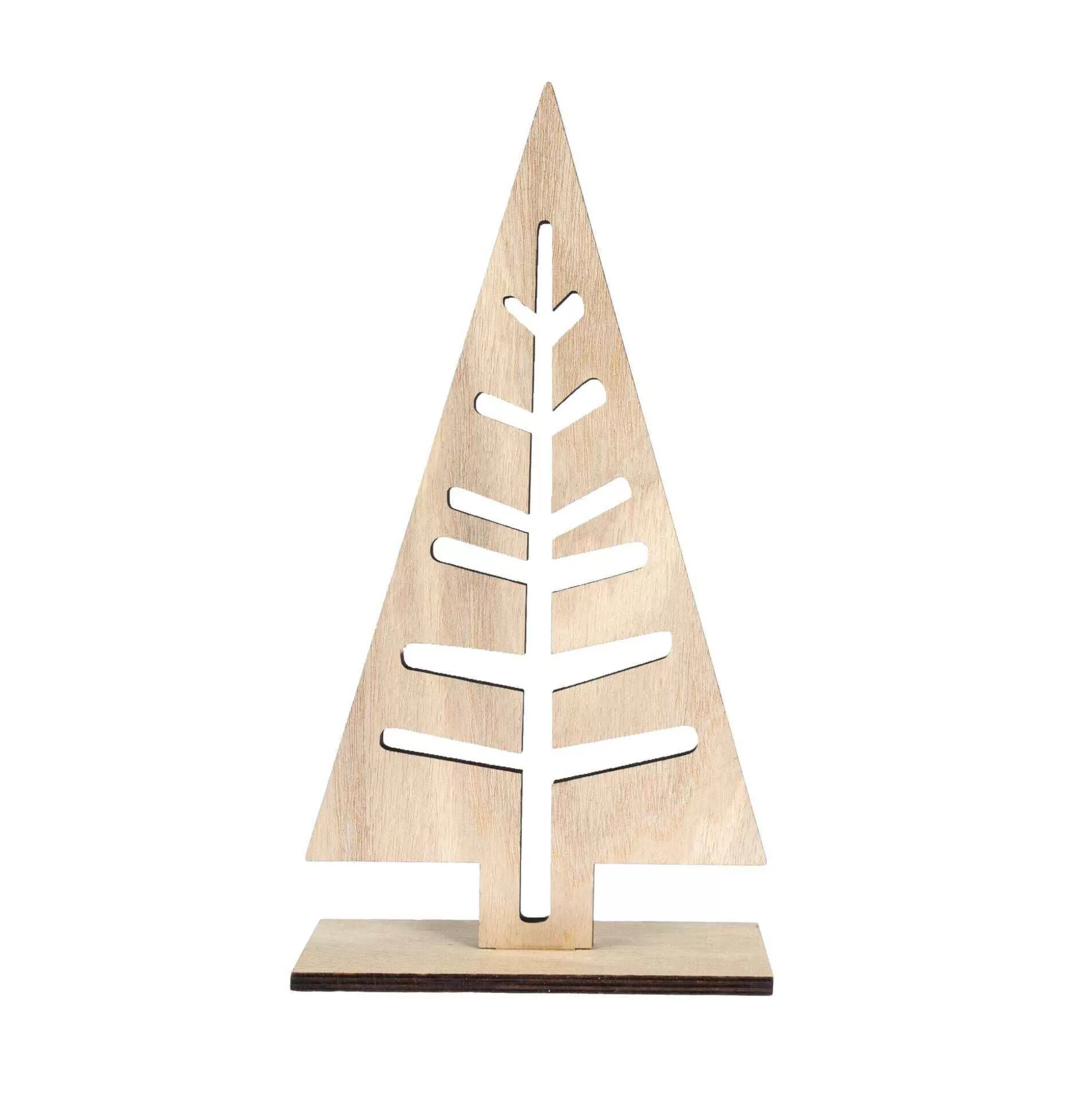 Scandi Wooden Standing Tree 30Cm-Hobbycraft Clearance