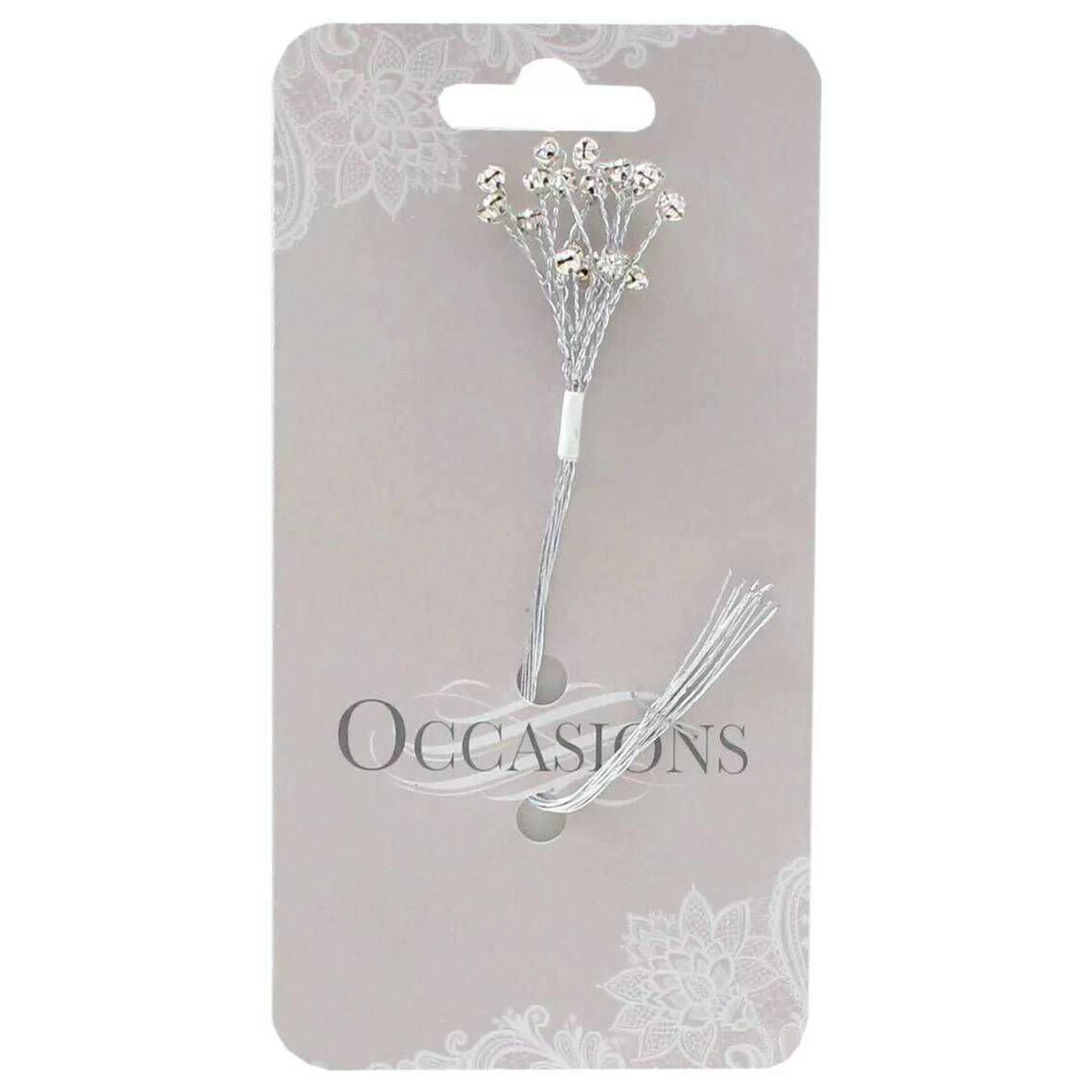 Silver Diamante Branches 12 Pieces-Hobbycraft Discount