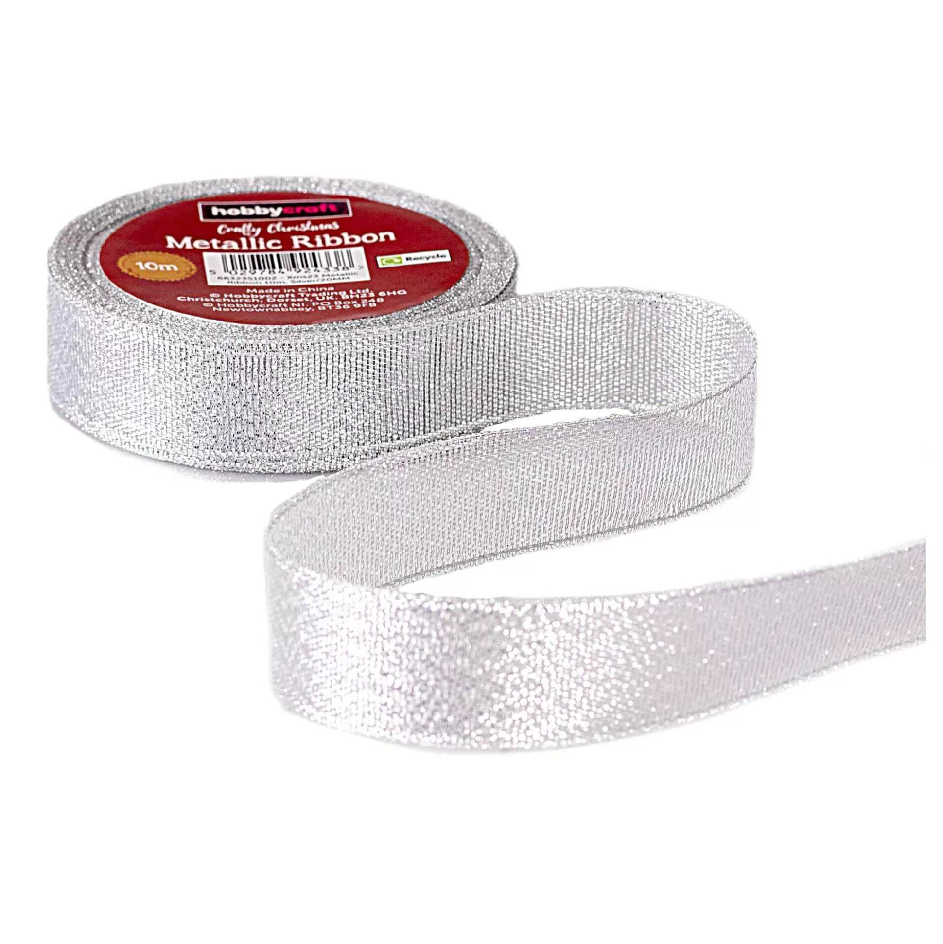 Silver Metallic Ribbon 20Mm X 10M-Hobbycraft Best Sale