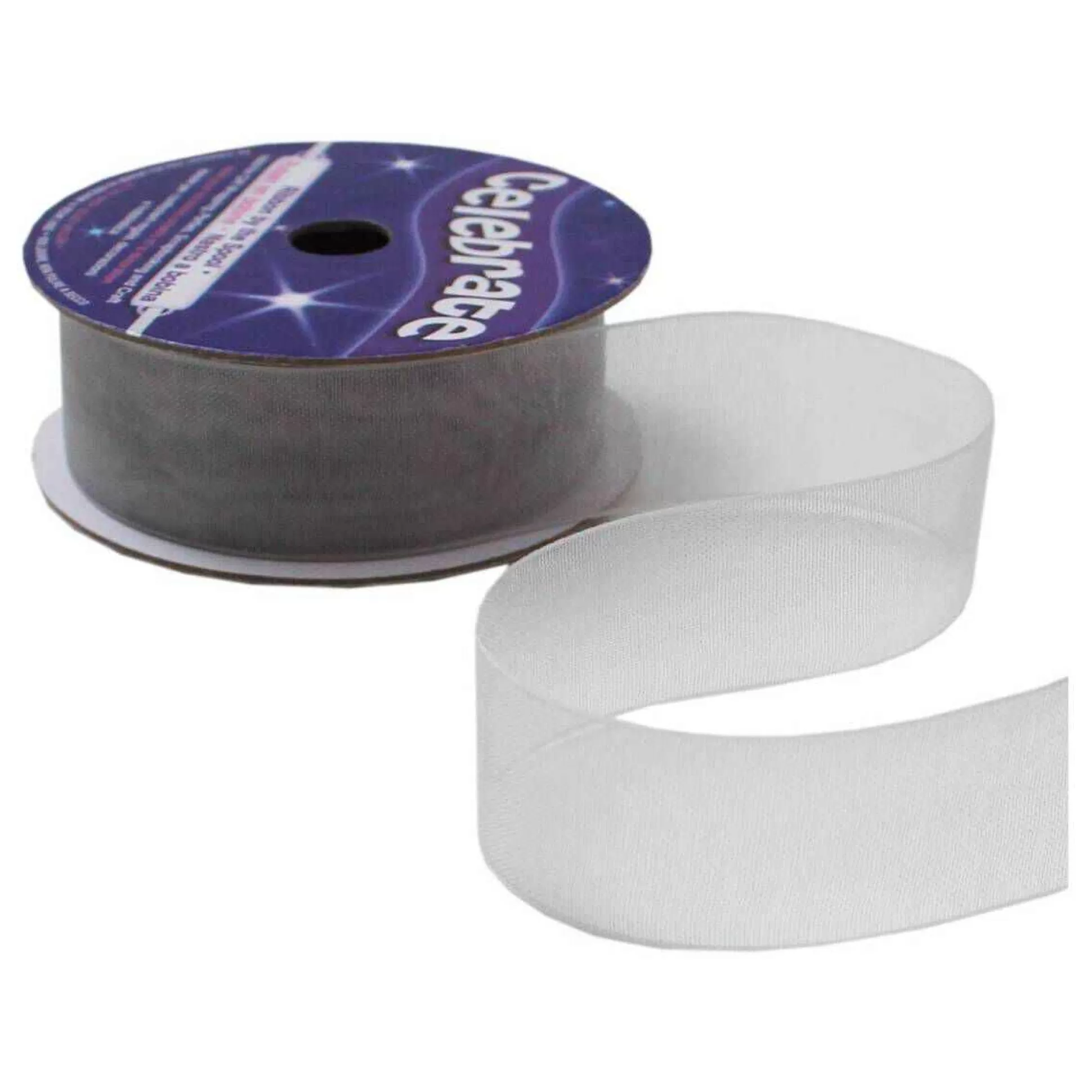 Silver Organdie Ribbon 20Mm X 5M-Hobbycraft Online