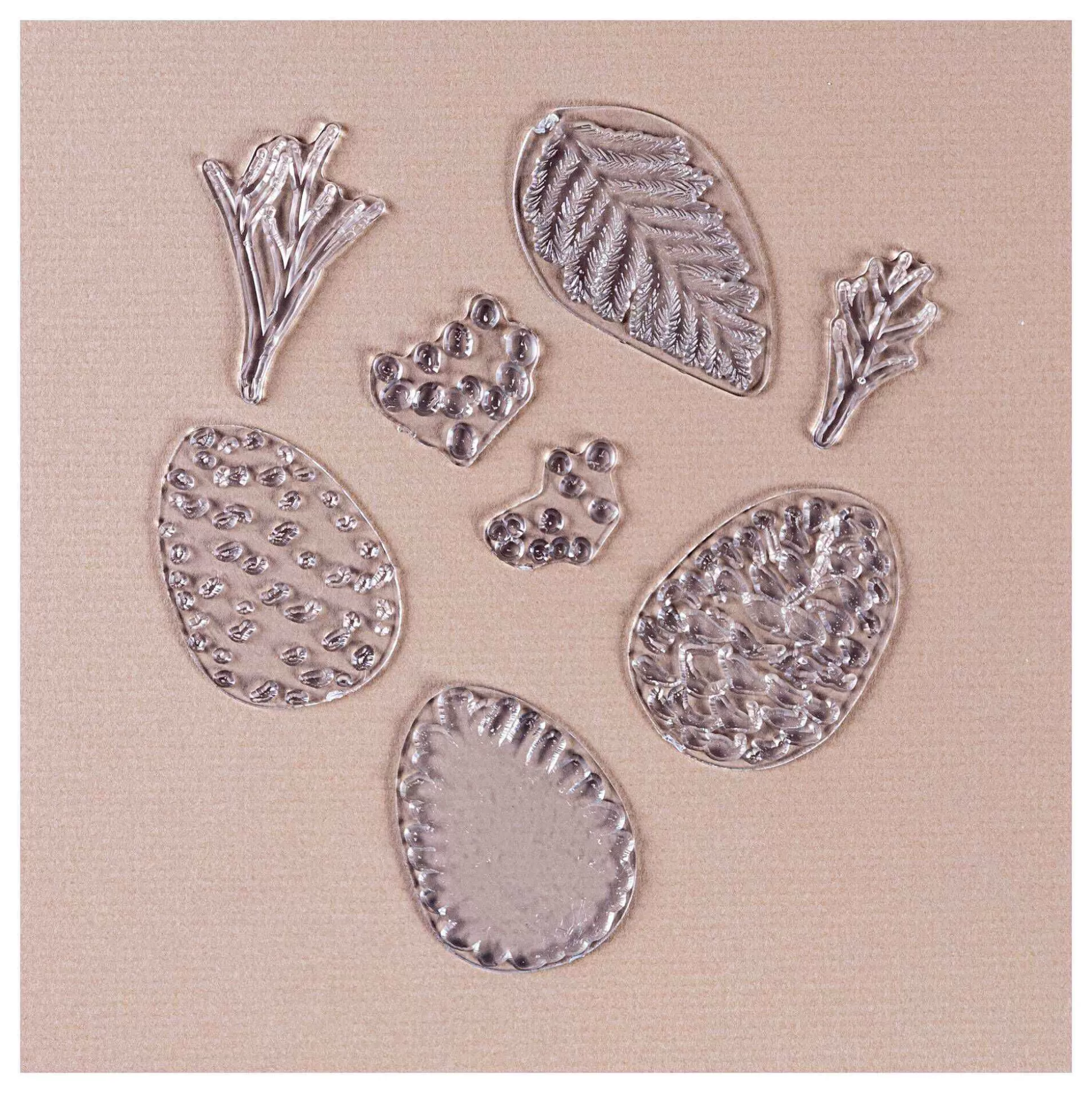 Sizzix Pine Branch Layered Stamp Set 8 Pieces-Hobbycraft New