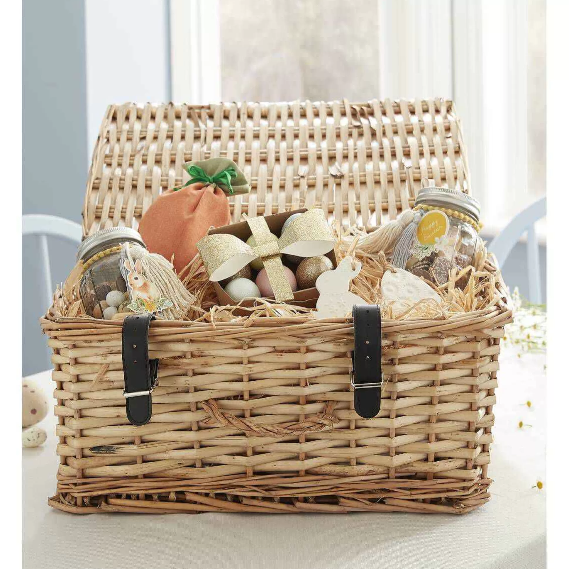 Small Brown Wicker Hamper 26Cm X 21Cm X 13Cm-Hobbycraft Hot