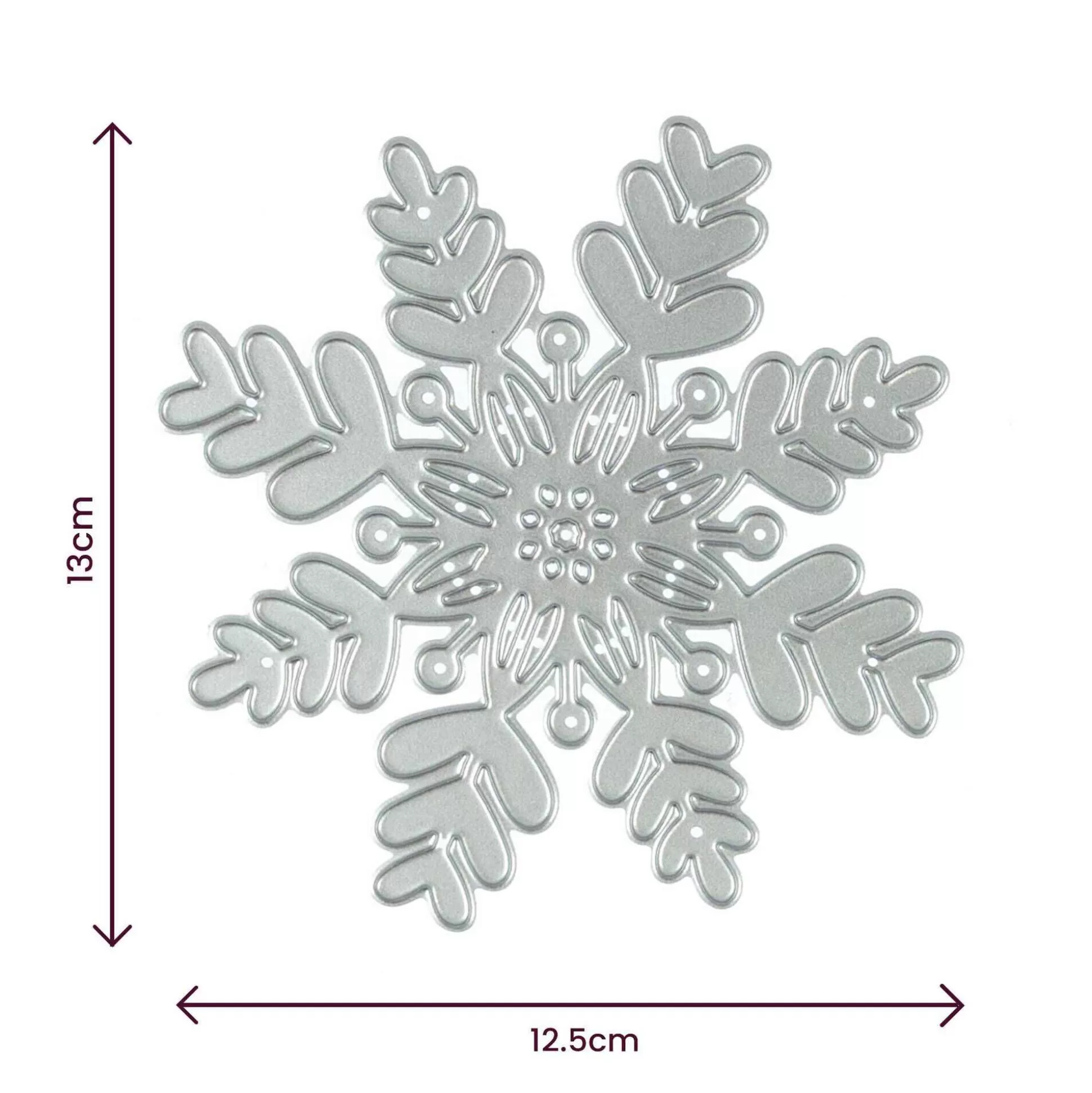 Snowflake Dies 4 Pieces-Hobbycraft Shop