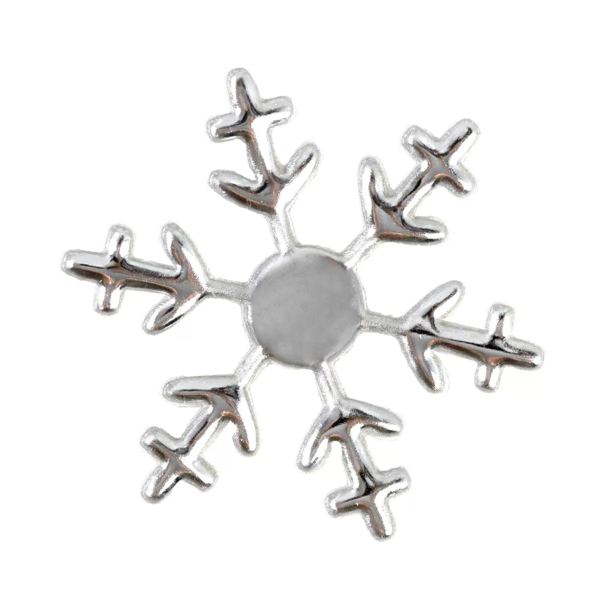 Snowflake Puffy Embellishments 4Cm 7 Pack-Hobbycraft Store