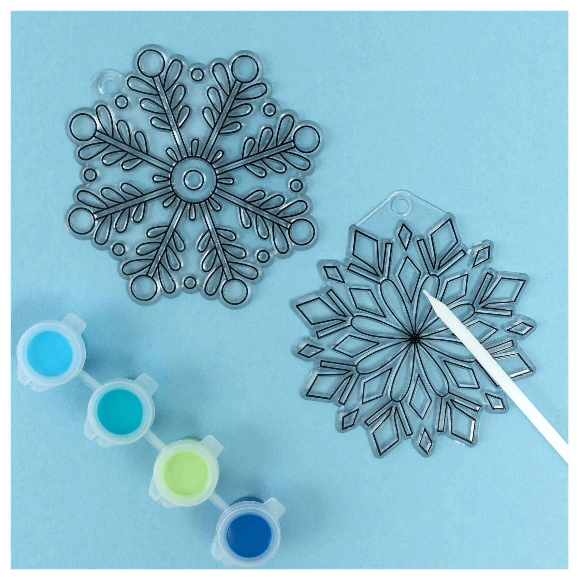 Snowflake Suncatcher Set 2 Pack-Hobbycraft Outlet