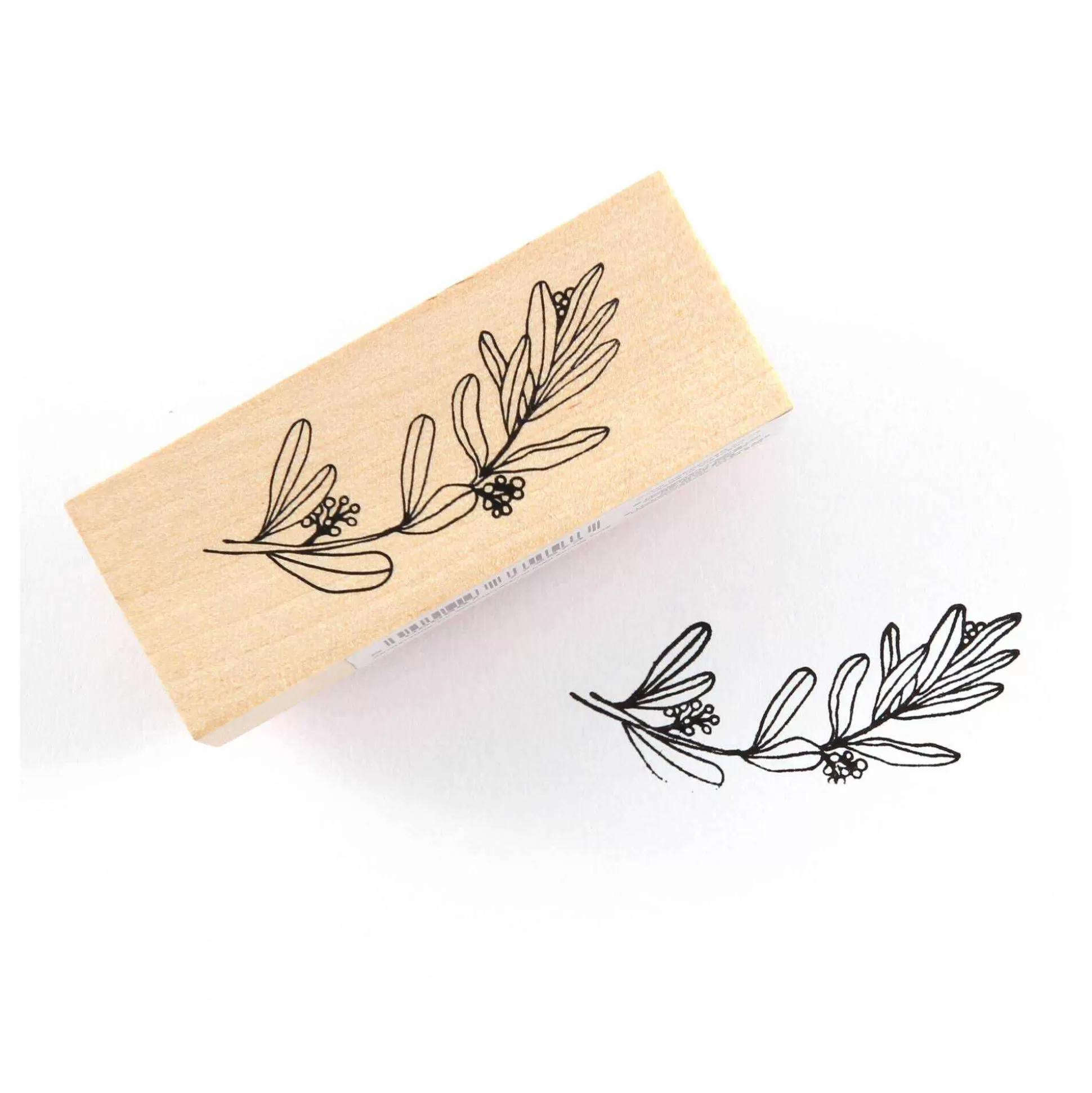 Spring Twig Wooden Stamp 2.5Cm X 6.3Cm-Hobbycraft Best