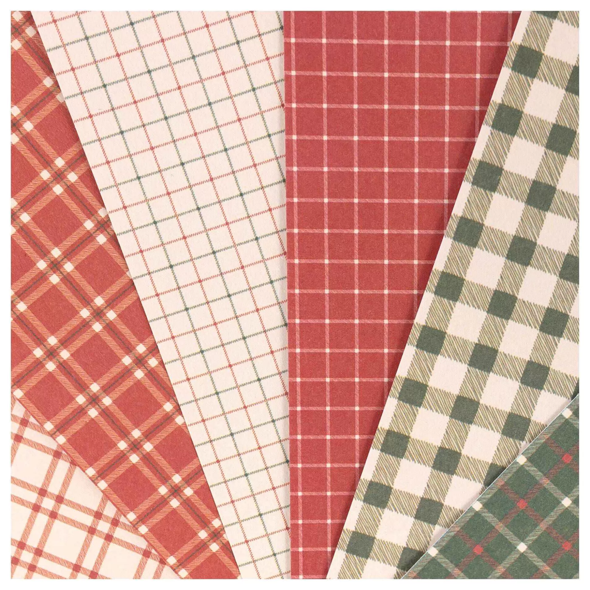 Tartan 4 X 4 Inches Paper Pad 18 Sheets-Hobbycraft Best