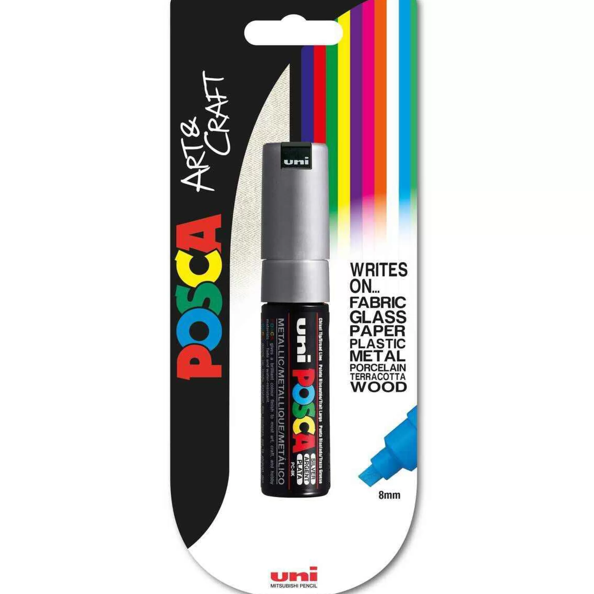 Uni-Ball Silver Posca Marker Pc-8K-Hobbycraft Cheap