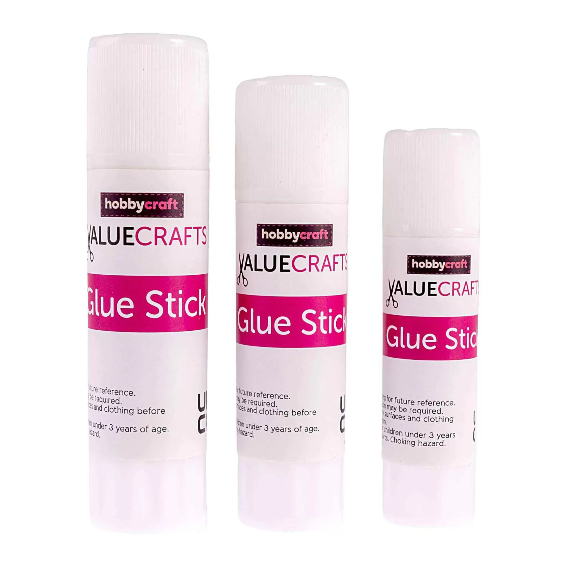 Valuecrafts Glue Sticks 3 Pack-Hobbycraft New