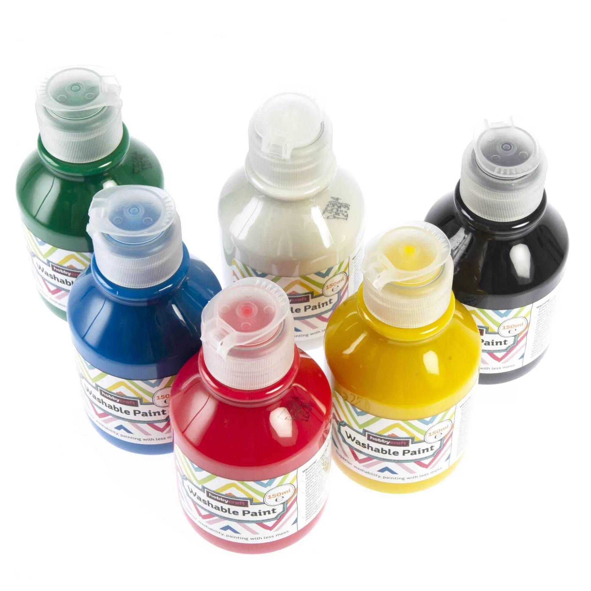 Washable Paints 150Ml 6 Pack-Hobbycraft Discount