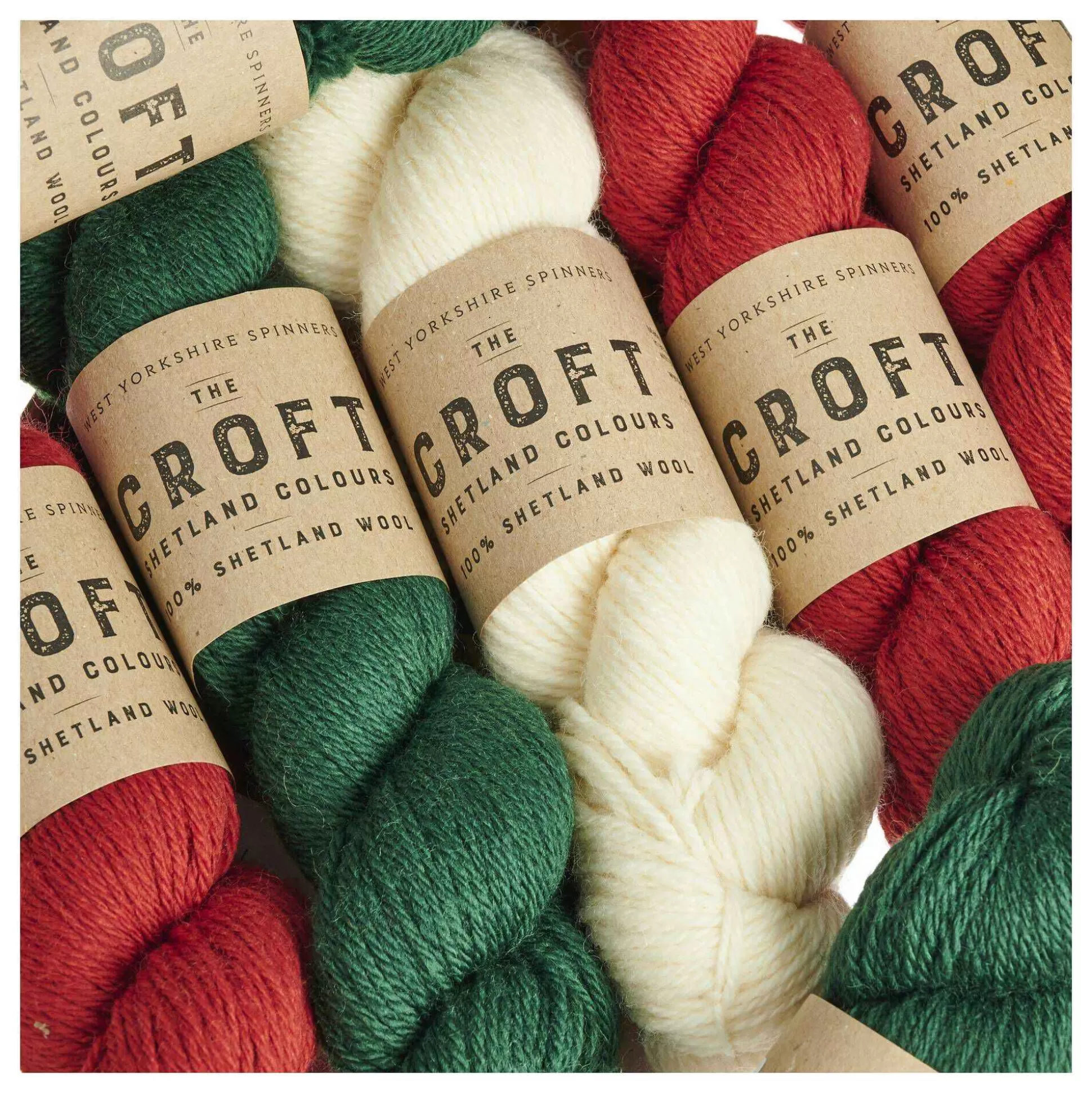 West Yorkshire Spinners Woodside Fair Isle Festive Blanket Kit-Hobbycraft Cheap