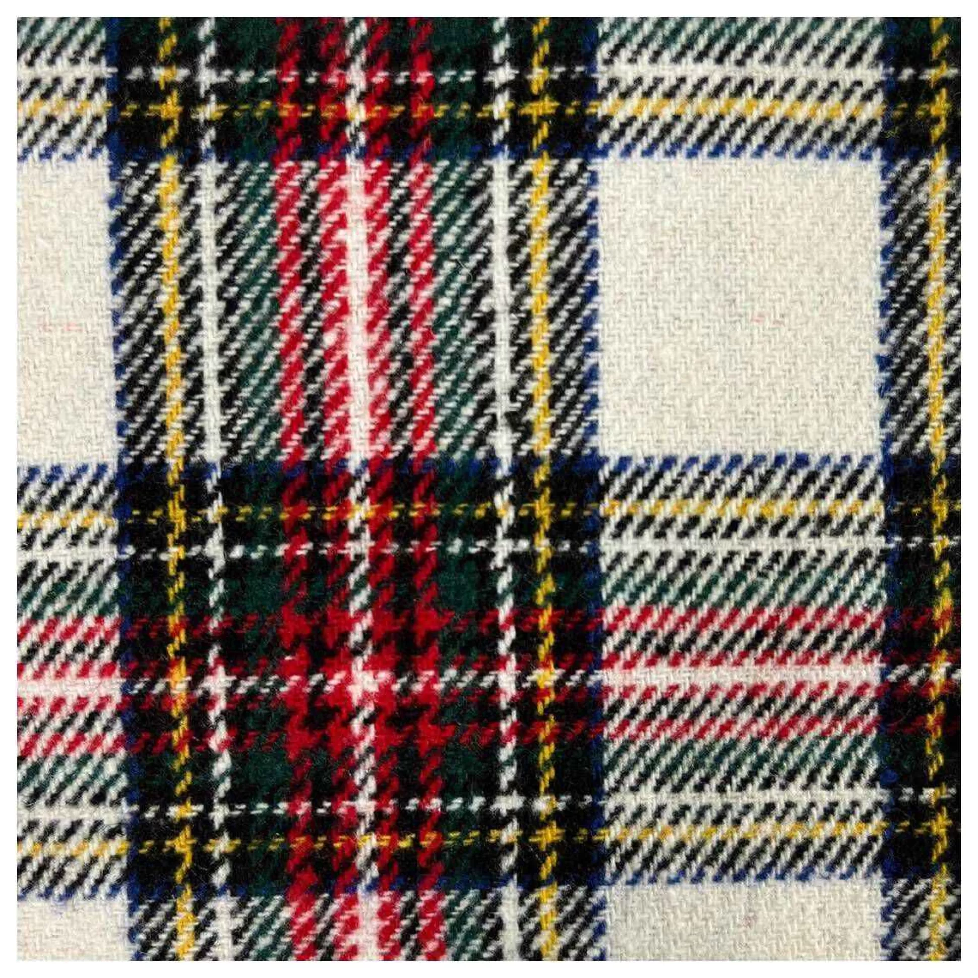 White Brushed Tartan Fabric By The Metre-Hobbycraft Online