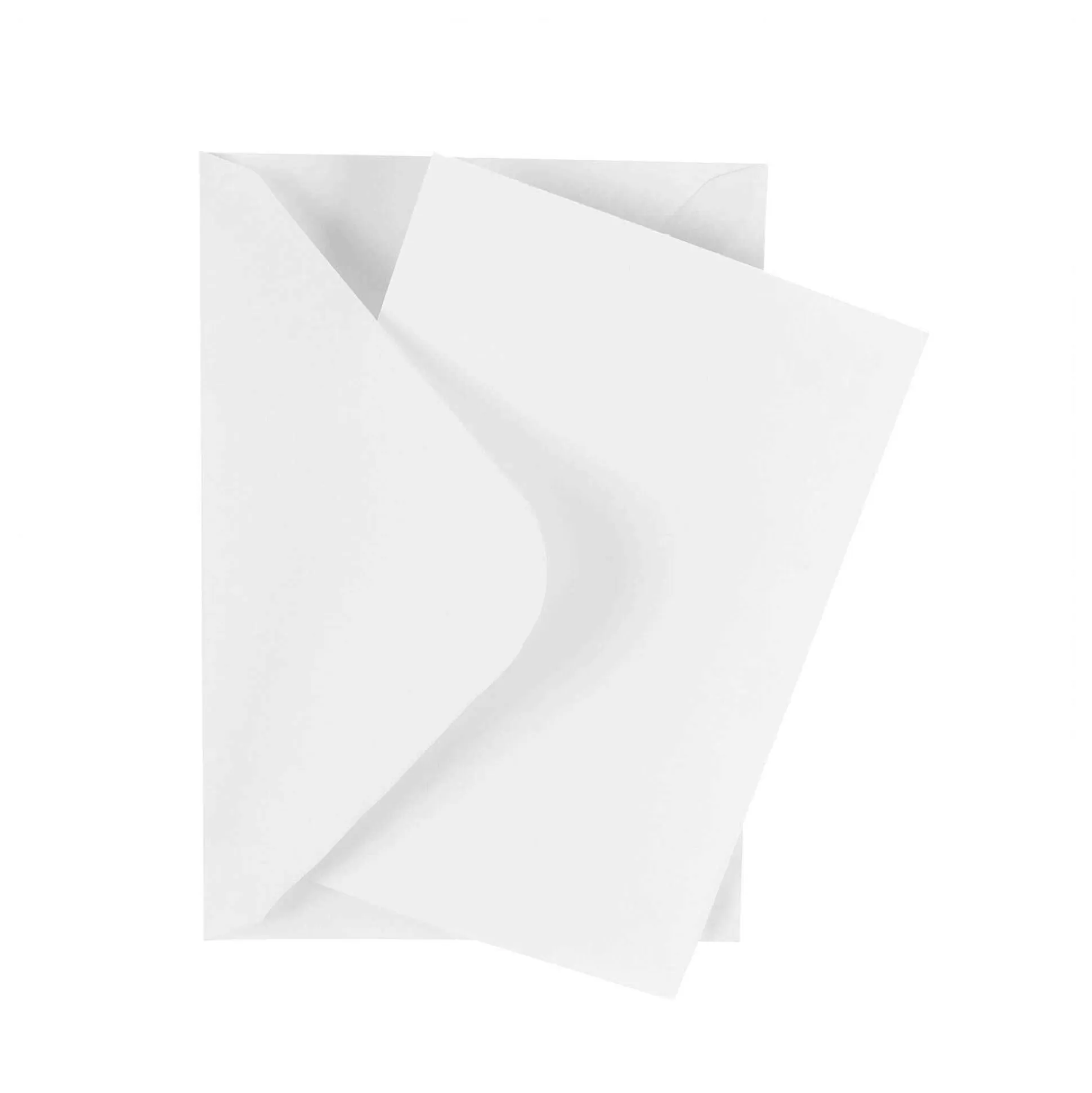 White Cards And Envelopes C6 Inches 50 Pack-Hobbycraft Clearance