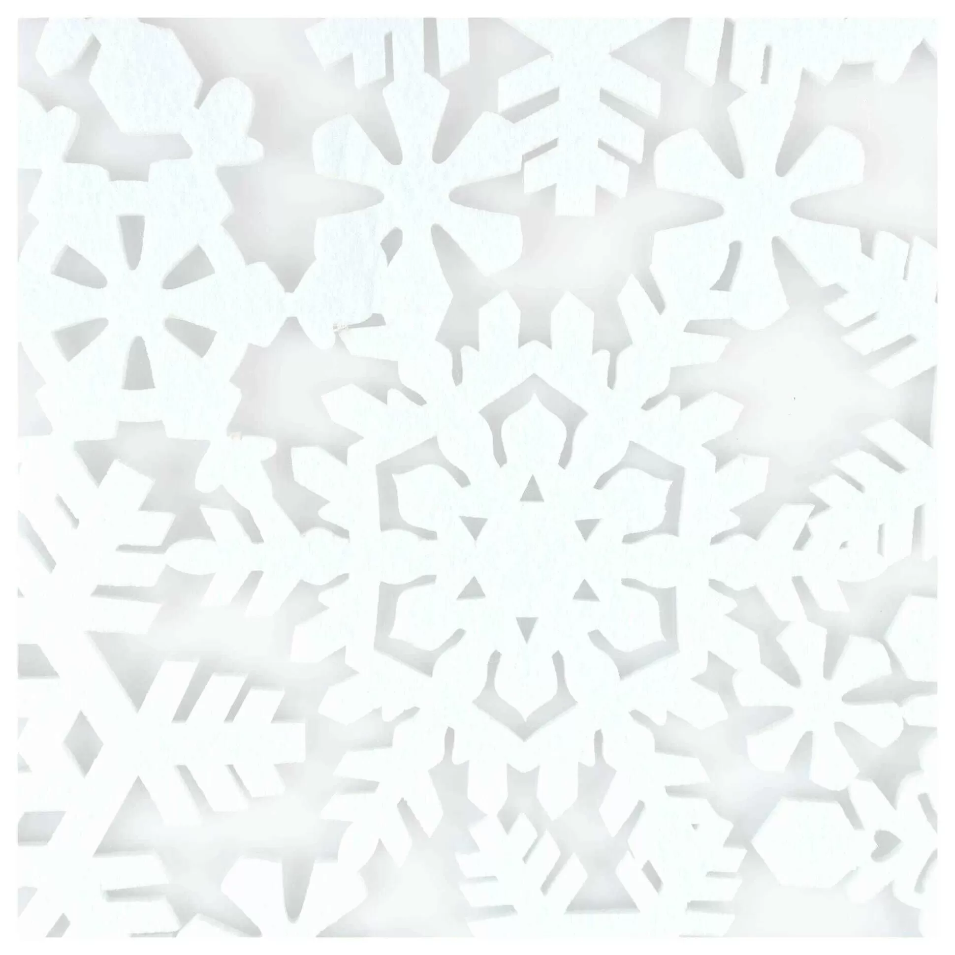 White Felt Snowflake Table Runner-Hobbycraft New