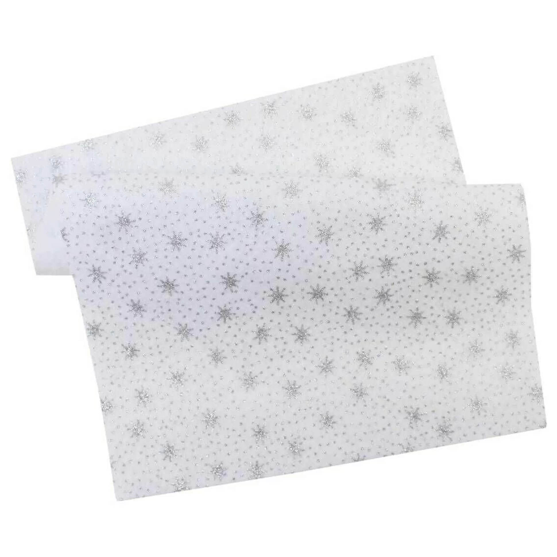 White Glitter Star Felt Sheet A4-Hobbycraft Discount