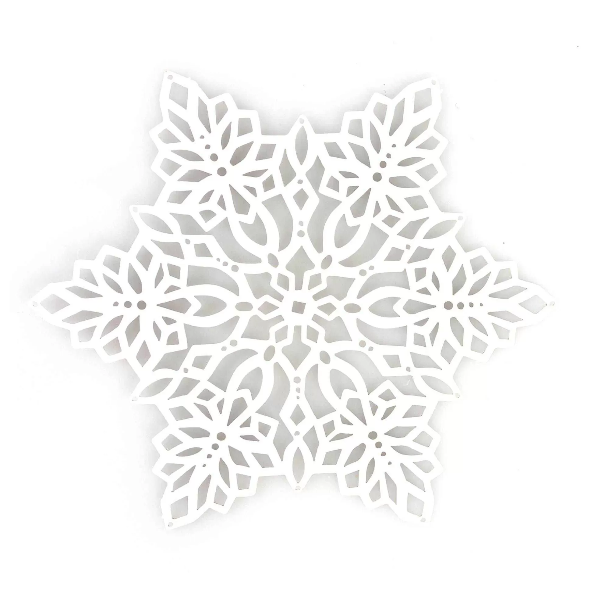 White Laser-Cut Paper Snowflakes 5 Pack-Hobbycraft Sale