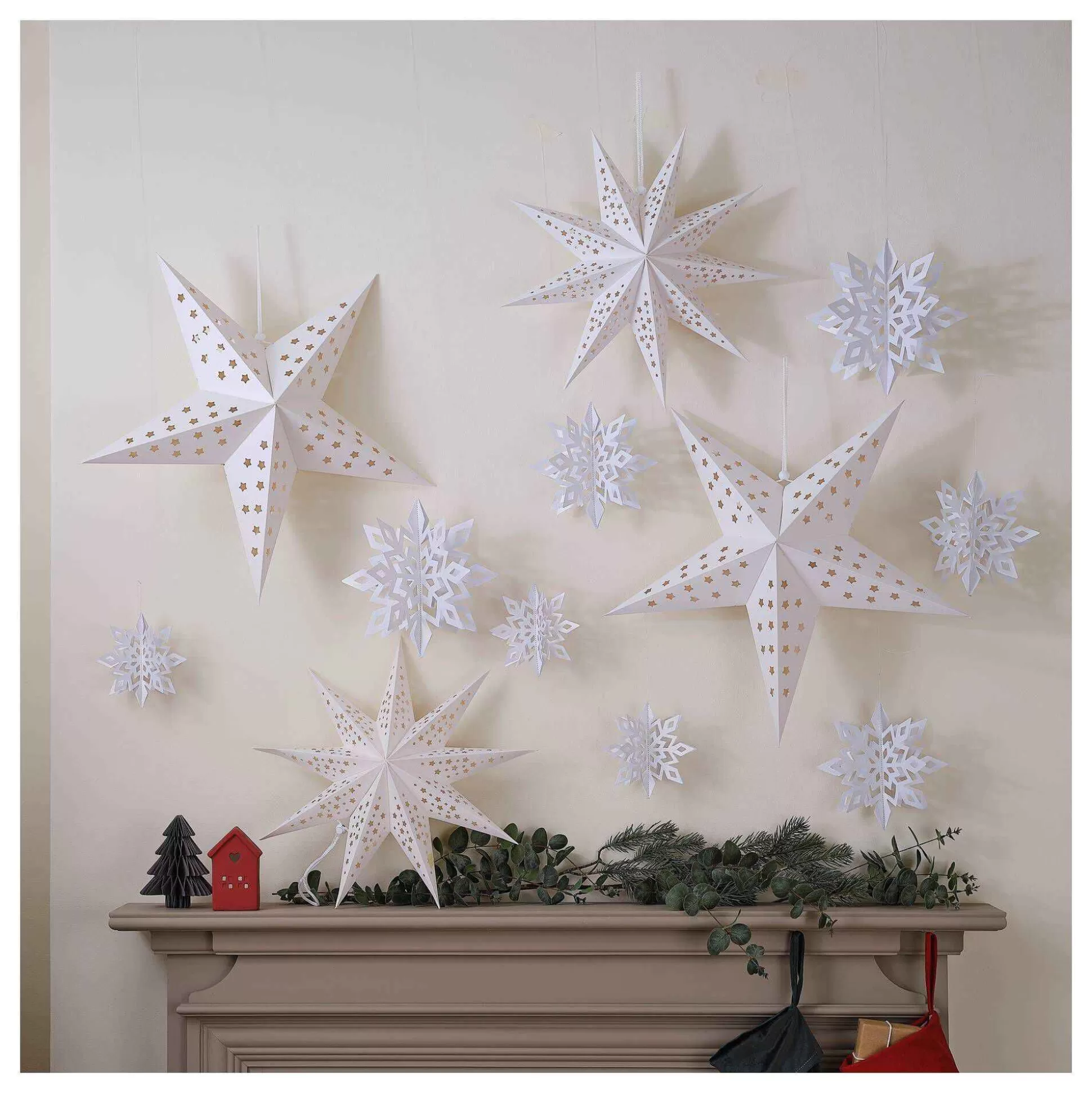 White Paper Star 45Cm-Hobbycraft Shop