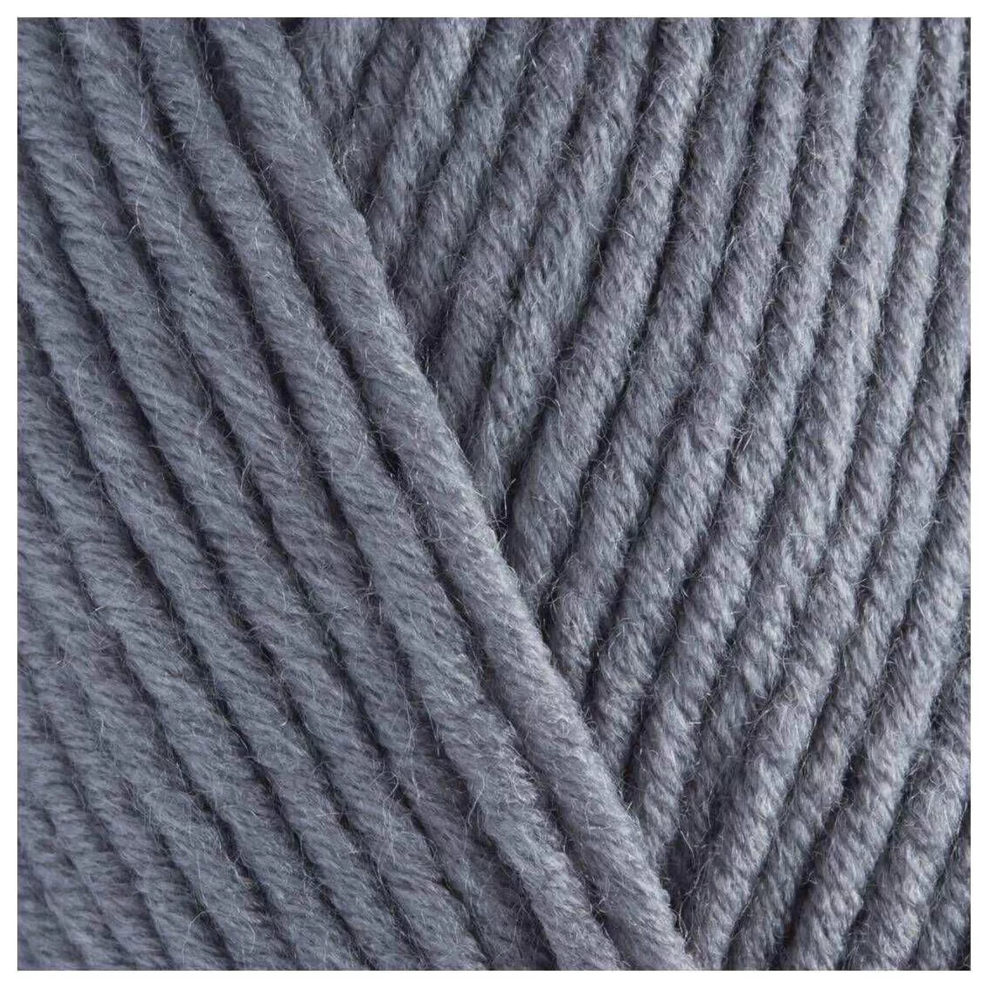 Women's Institute Grey Soft And Chunky Yarn 100G-Hobbycraft Store