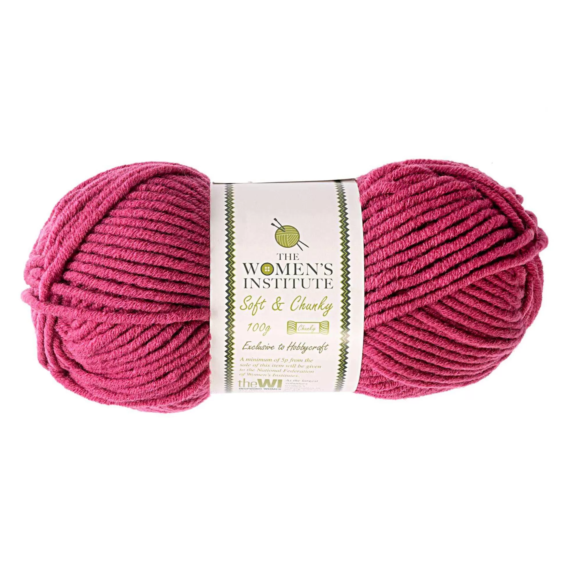 Women's Institute Heather Soft And Chunky Yarn 100G-Hobbycraft Cheap