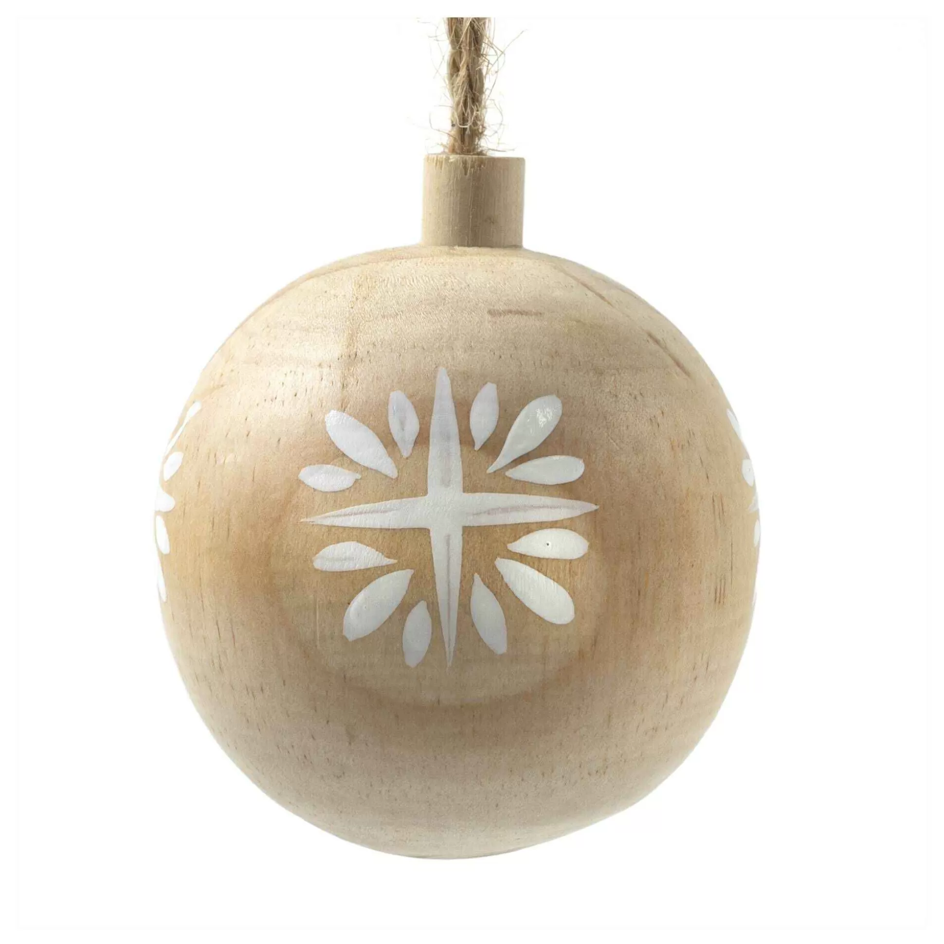 Wooden Bauble 6Cm-Hobbycraft Online