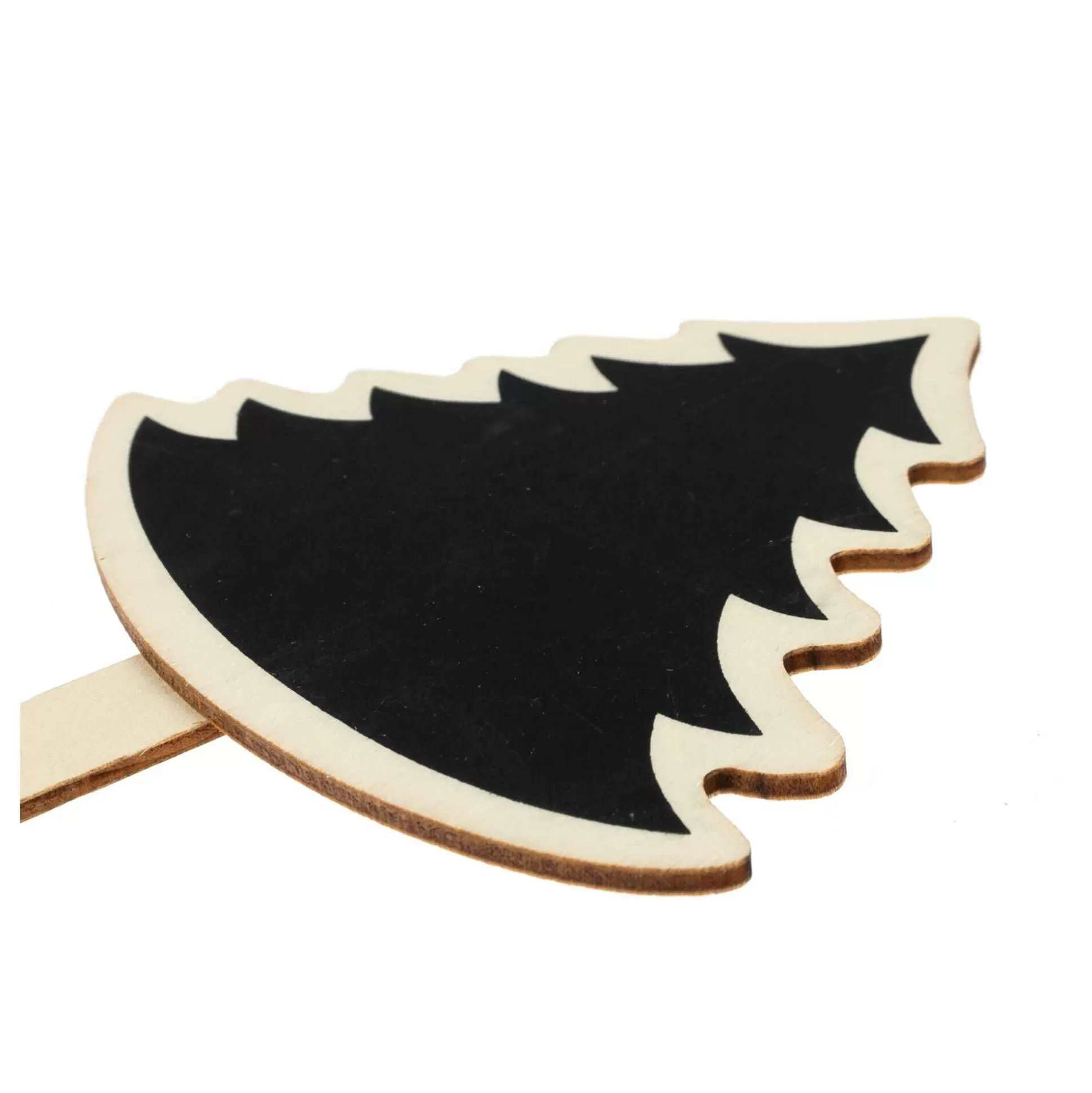 Wooden Blackboard Christmas Tree Pick 24Cm-Hobbycraft Flash Sale