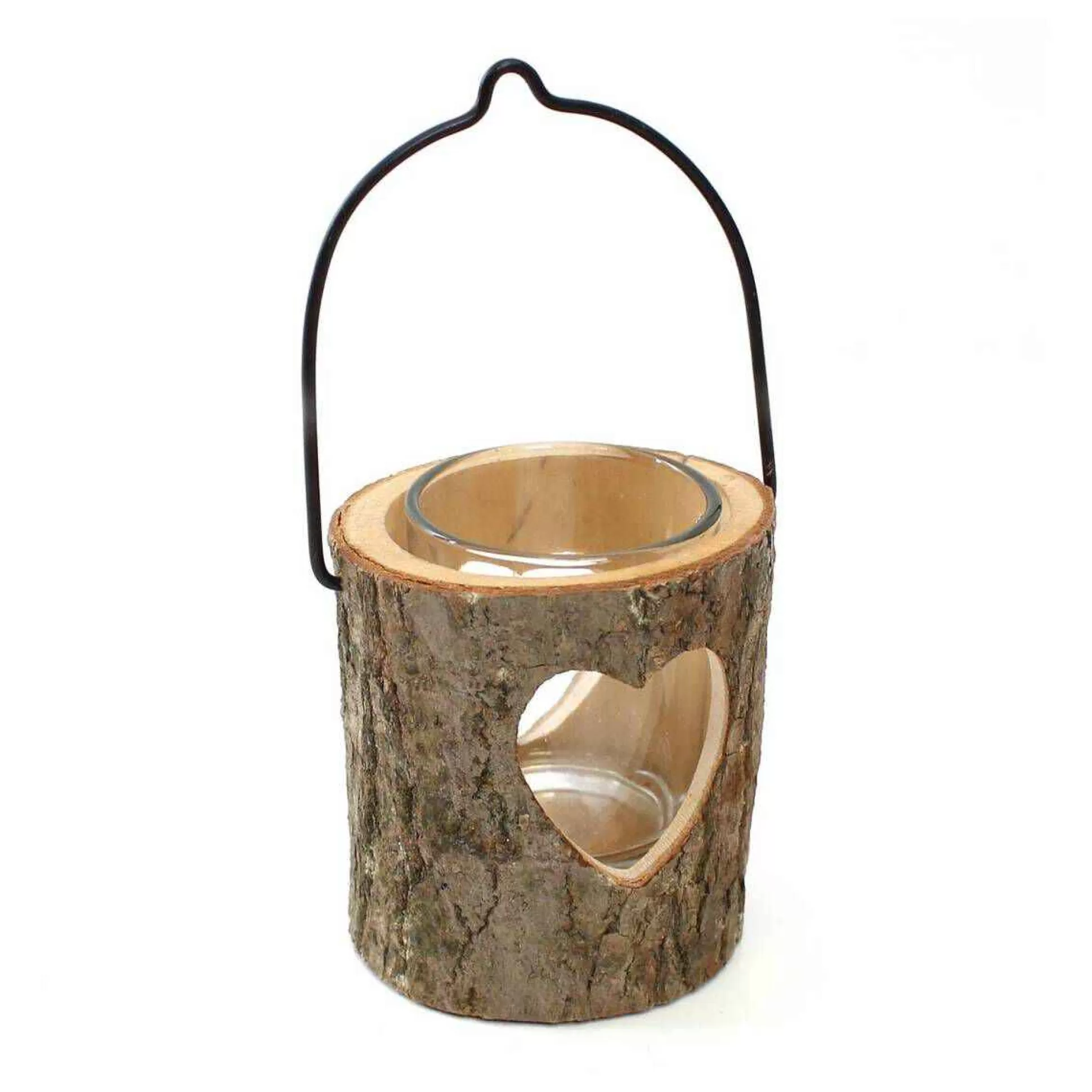 Wooden Heart Tea Light Holder-Hobbycraft Sale