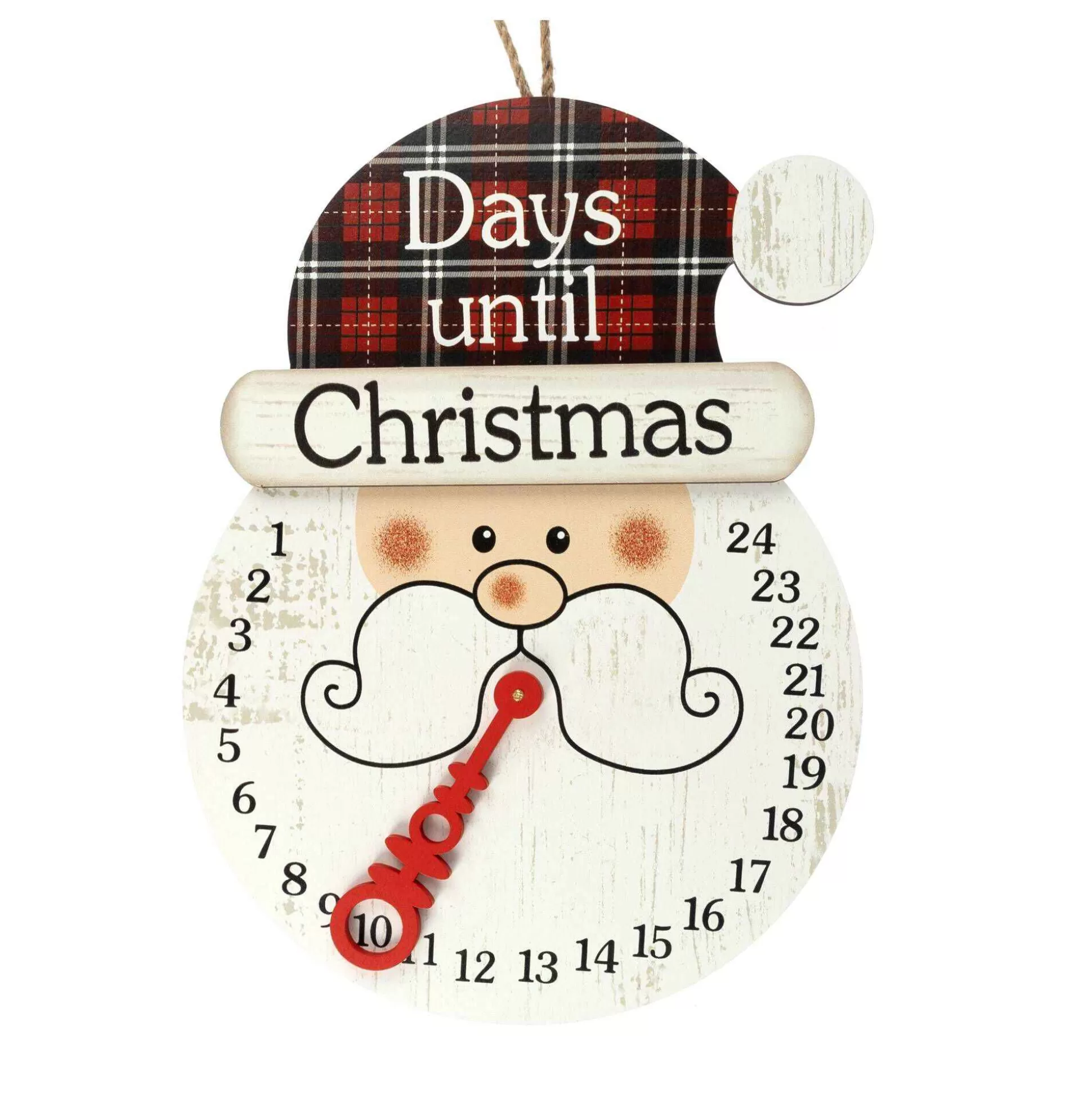 Wooden Santa Advent Countdown-Hobbycraft Shop