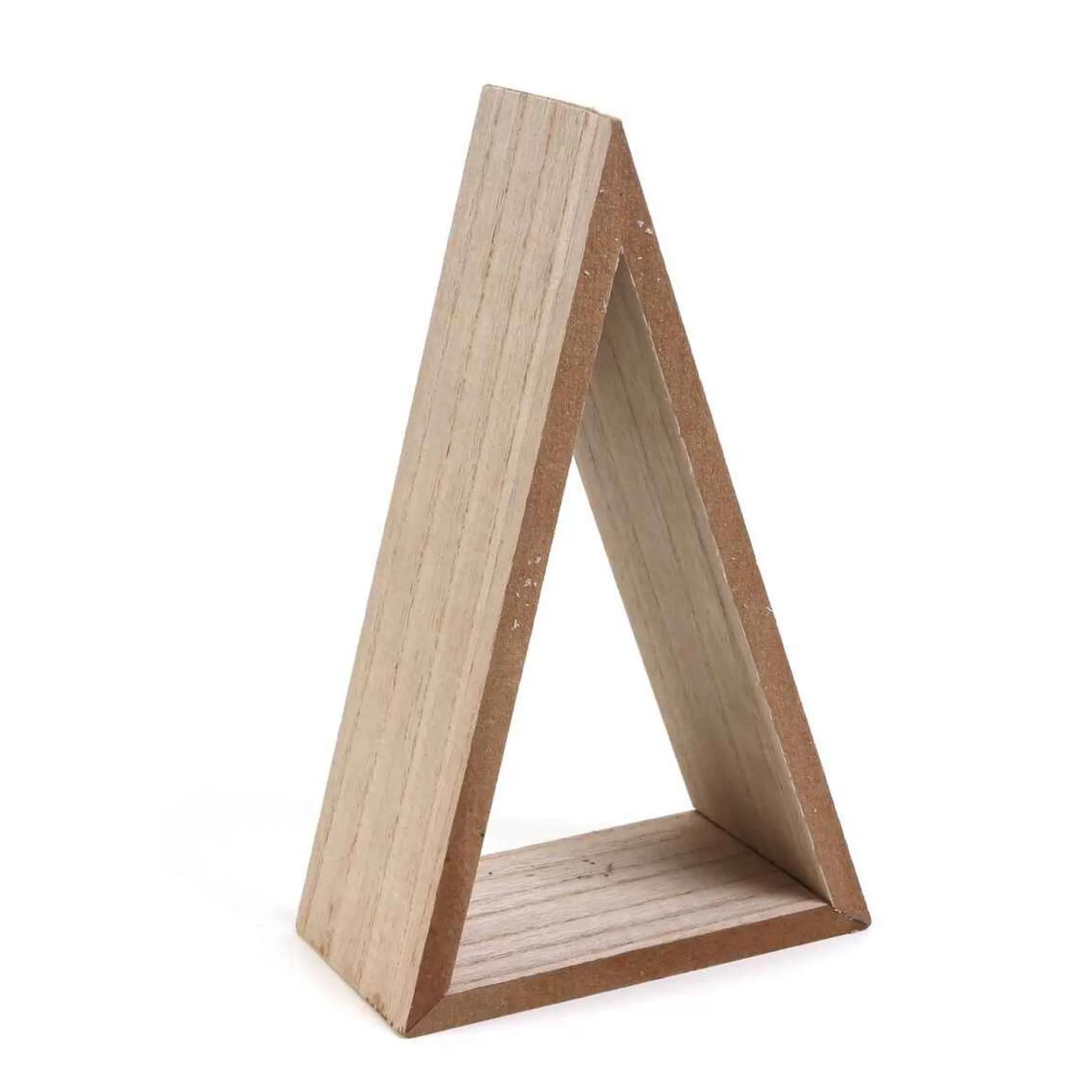 Wooden Triangle Shelf 17Cm X 7Cm X 20Cm-Hobbycraft Store