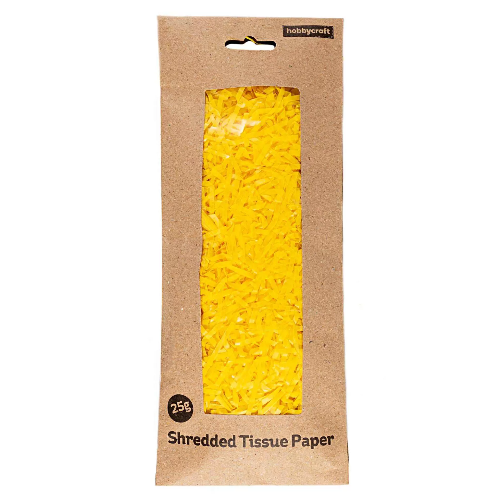 Yellow Shredded Tissue Paper 25G-Hobbycraft Flash Sale